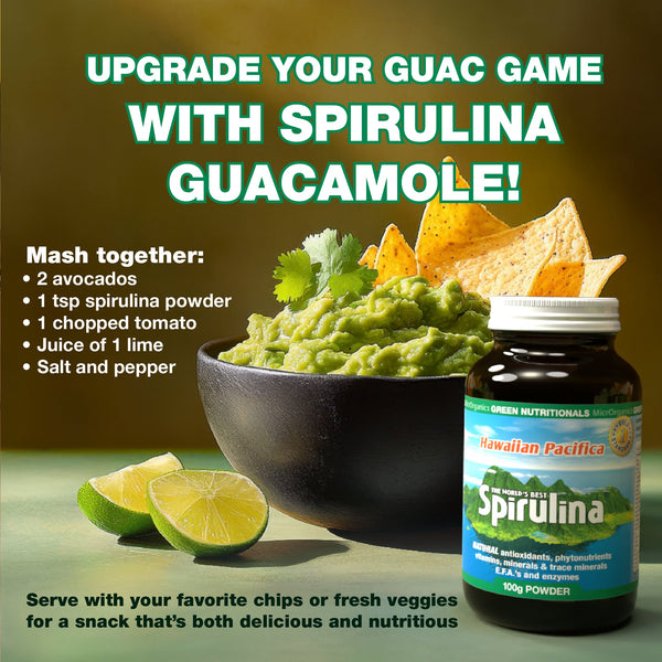 Green Nutritionals Hawaiian Pacifica Spirulina Green Nutritionals