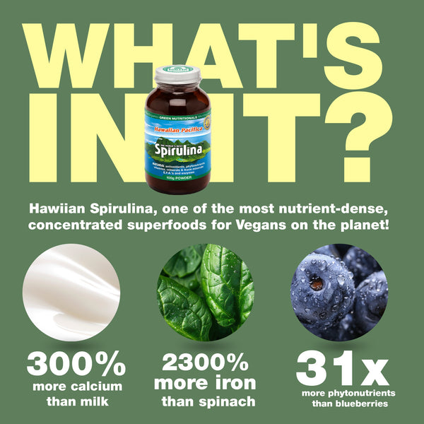 Green Nutritionals Hawaiian Pacifica Spirulina Green Nutritionals