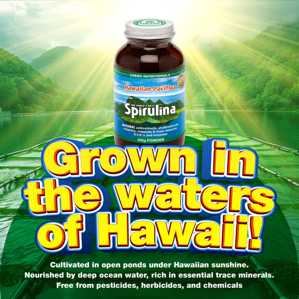 Green Nutritionals Hawaiian Pacifica Spirulina Green Nutritionals