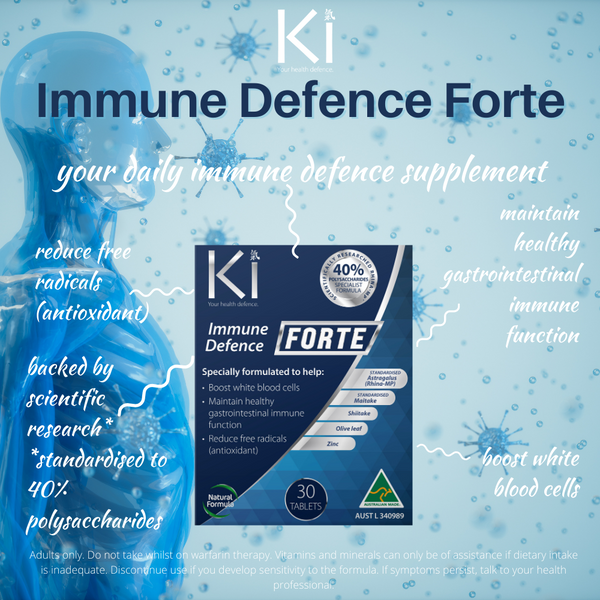 Ki Immune Defence Forte 30 Tablets (Winter Special Offer - 40% Off - Exp Date 31/07/2024)