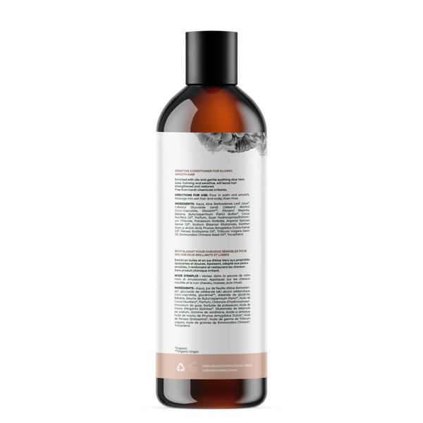 Organic Formulations Sensitive Conditioner 500ml – For Sensitive Scalp