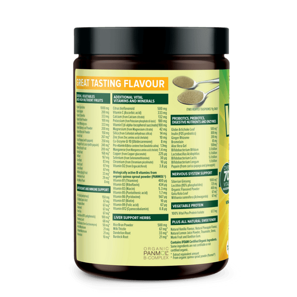 Vital All-In-One Daily Health Supplement - Lemon and Ginger Flavor