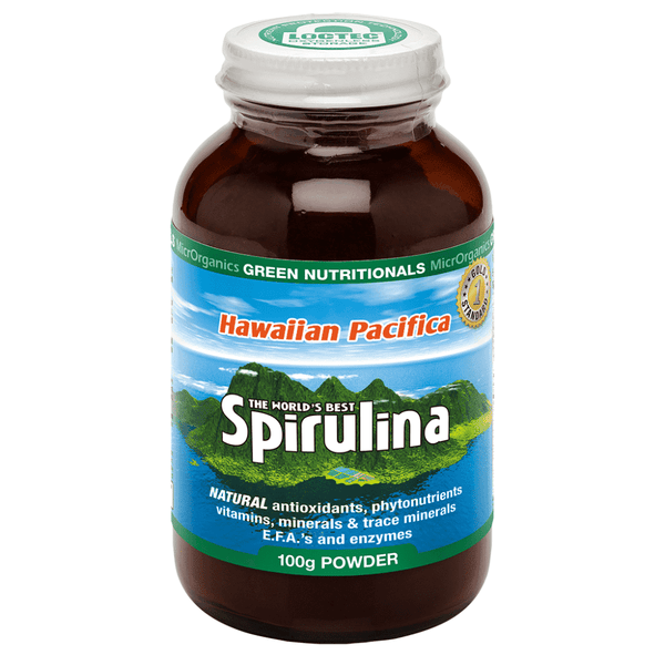 Green Nutritionals Hawaiian Pacifica Spirulina 100gm Powder