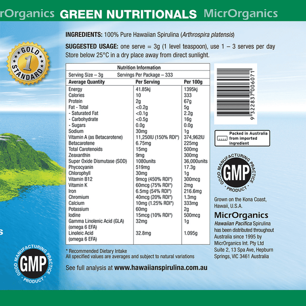 Green Nutritionals Hawaiian Pacifica Spirulina Lifestyle 3