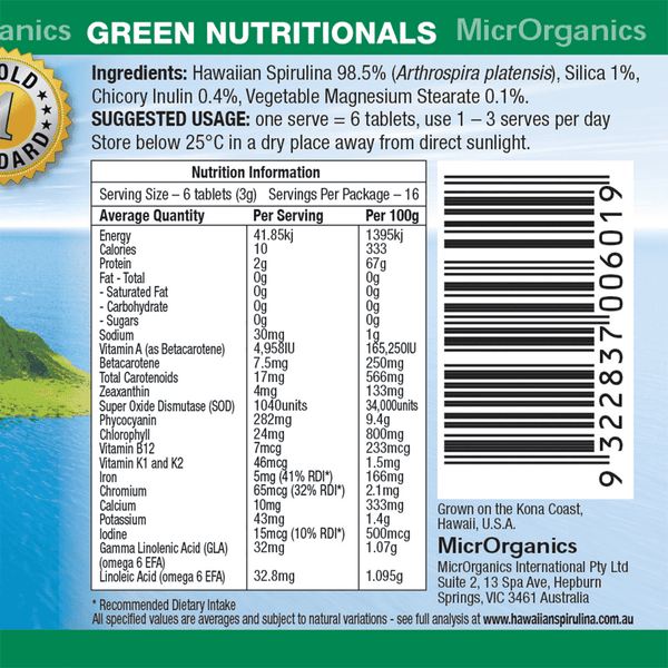 Green Nutritionals Hawaiian Pacifica Spirulina Lifestyle 4