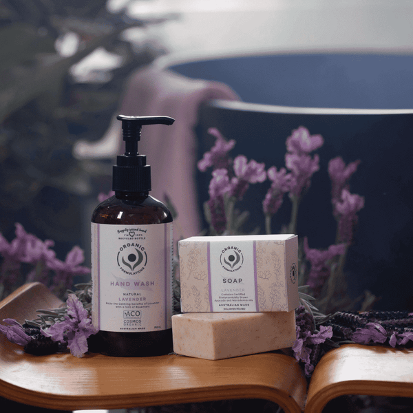 OF Natural Lavender Hand wash and soap